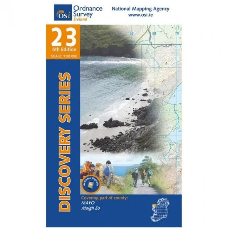 Ordnance Survey of Ireland Discovery Series 1:50 000 - 23 - Mayo Crossmolina