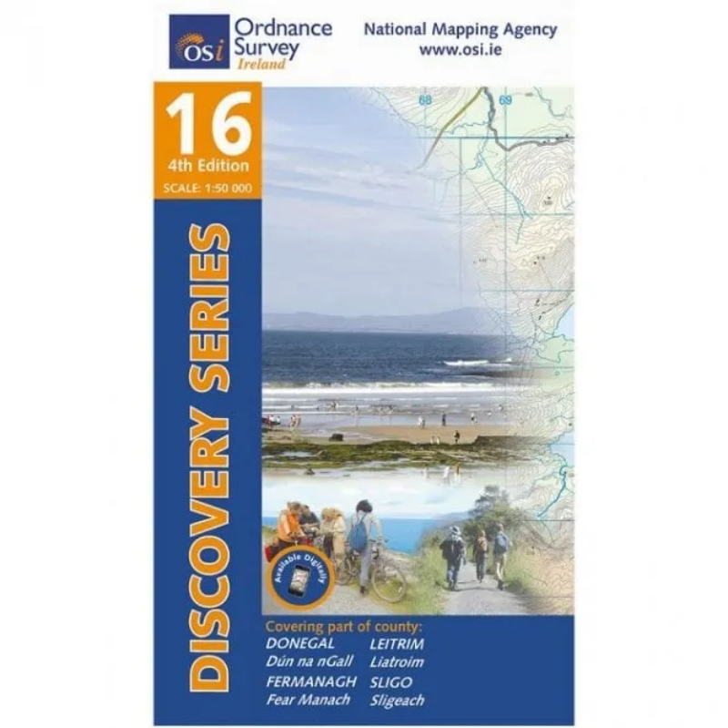 Ordnance Survey of Ireland Discovery Series 1:50 000 - 16 - Benbulbin