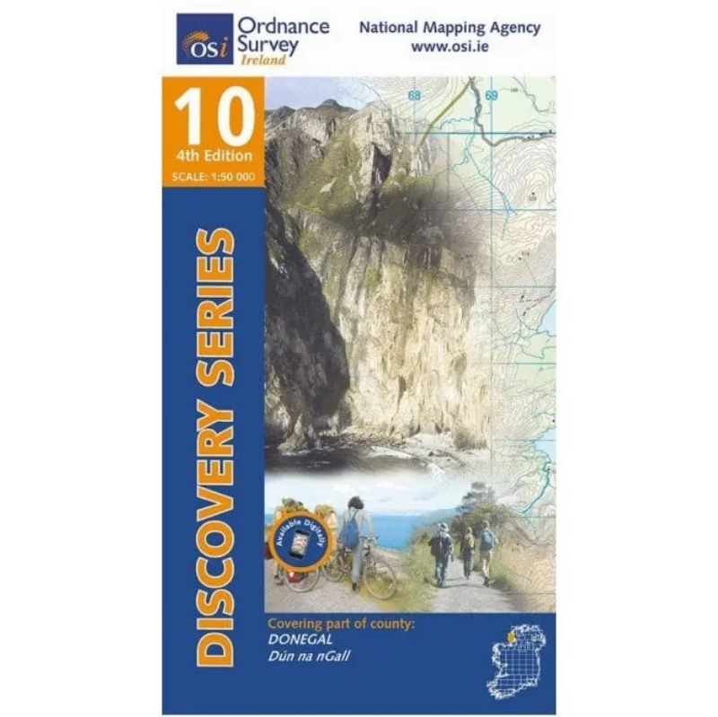 Ordnance Survey of Ireland Discovery Series 1:50 000 - 10 -  Donegal Killeybegs