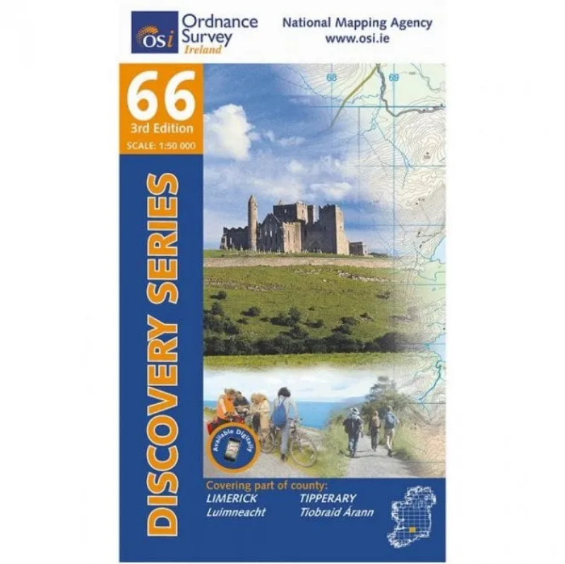 Ordnance Survey of Ireland Discovery Series 1:50 000 - 66 - Tipperary Limerick