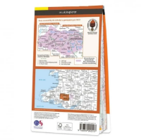 Ordnance Survey Explorer Outdoor Leisure 1:25 000 Laminated - OL12 - Brecon Beacons National Park Western Area