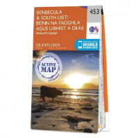 Ordnance Survey Explorer 1:25 000 Laminated - 453 - Benbecula & South Uist
