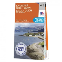 Ordnance Survey Explorer 1:25 000 Laminated - 413 - Knoydart Loch Hourn