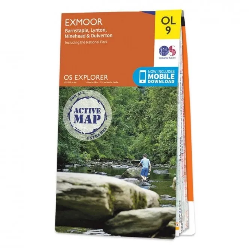Ordnance Survey Explorer Outdoor Leisure 1:25 000 - OL9 - Exmoor