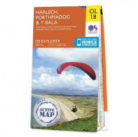 Ordnance Survey Explorer Outdoor Leisure 1:25 000 - OL18 - Harlech, Porthmadog & Bala