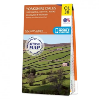 Ordnance Survey Explorer Outdoor Leisure 1:25 000 - OL30 - Yorkshire Dales - Northern & Central Area