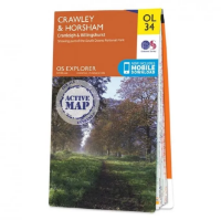 Ordnance Survey Explorer Outdoor Leisure 1:25 000 - OL34 - Crawley & Horsham