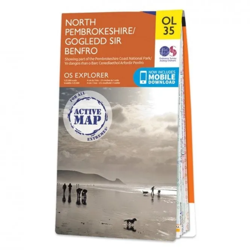 Ordnance Survey Explorer Outdoor Leisure 1:25 000 - OL35 - North Pembrokeshire