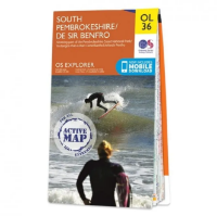 Ordnance Survey Explorer Outdoor Leisure 1:25 000 - OL36 - South Pembrokeshire