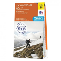 Ordnance Survey Explorer Outdoor Leisure 1:25 000 - OL38 - Loch Lomond South