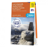 Ordnance Survey Explorer Outdoor Leisure 1:25 000 - OL53 - Lochnager, Glen Muick & Glen Clova