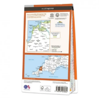 Ordnance Survey Explorer 1:25 000 Laminated - 106 - Newquay & Padstow