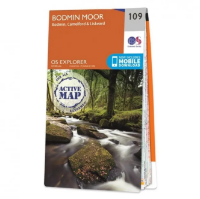 Ordnance Survey Explorer 1:25 000 Laminated - 109 - Bodmin Moor