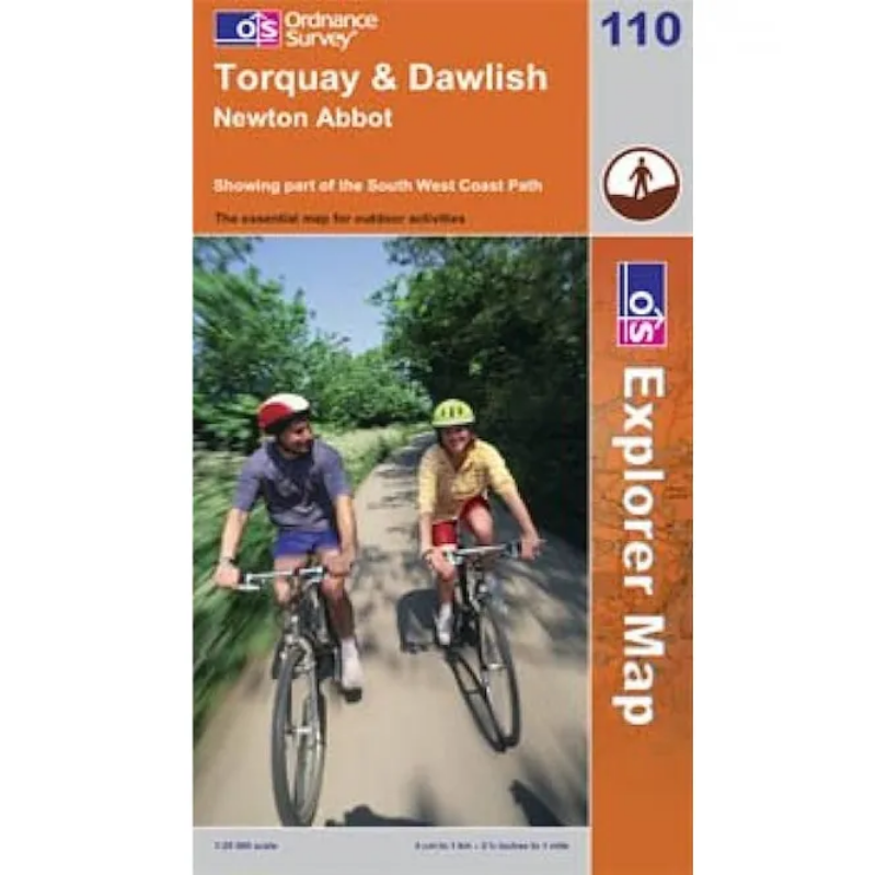 Ordnance Survey Explorer 1:25 000 Laminated - 110 - Torquay & Dawlish