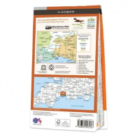 Ordnance Survey Explorer 1:25 000 Laminated - 116 - Lyme Regis & Bridport