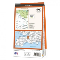 Ordnance Survey Explorer 1:25 000 Laminated - 141 - Cheddar Gorge & Mendip