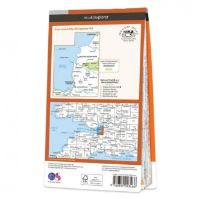 Ordnance Survey Explorer 1:25 000 Laminated - 153 - Weston-Super-Mare & Bleadon Hill