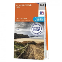 Ordnance Survey Explorer 1:25 000 Laminated - 164 - Gower