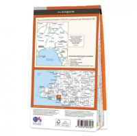 Ordnance Survey Explorer 1:25 000 Laminated - 165 - Swansea, Neath & Port Talbot