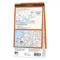 Ordnance Survey Explorer 1:25 000 Laminated - 177 - Carmarthen & Kidwelly