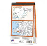 Ordnance Survey Explorer 1:25 000 Laminated - 178 - Llanelli & Ammanford