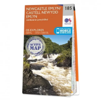 Ordnance Survey Explorer 1:25 000 Laminated - 185 - Newcastle Emlyn