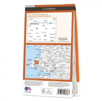 Ordnance Survey Explorer 1:25 000 Laminated - 185 - Newcastle Emlyn