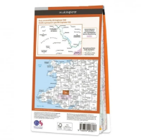 Ordnance Survey Explorer 1:25 000 Laminated - 188 - Builth Wells