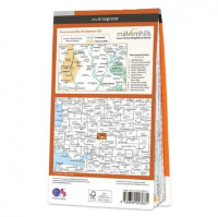 Ordnance Survey Explorer 1:25 000 Laminated - 190 - Malvern Hills & Brendon Hill