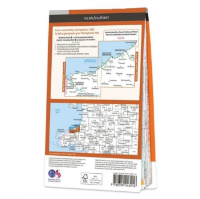Ordnance Survey Explorer 1:25 000 Laminated - 198 - Cardigan & Newquay