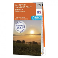 Ordnance Survey Explorer 1:25 000 Laminated - 199 - Lampeter