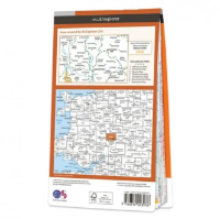 Ordnance Survey Explorer 1:25 000 Laminated - 204 - Worcester & Droitwich Spa