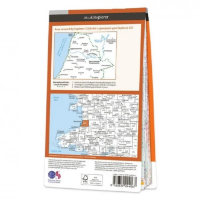 Ordnance Survey Explorer 1:25 000 Laminated - 213 - Aberystwyth & Cwm Rheidiol
