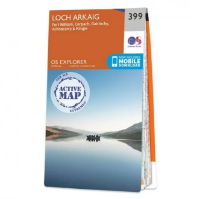 Ordnance Survey Explorer 1:25 000 Laminated - 399 - Loch Arkaig, Fort William & Corpach