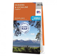 Ordnance Survey Explorer 1:25 000 Laminated - 383 - Morvern & Lochaline