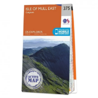 Ordnance Survey Explorer 1:25 000 Laminated - 375 - Isle of Mull East