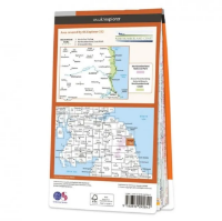 Ordnance Survey Explorer 1:25 000 Laminated - 332 - Alnwick & Amble