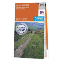 Ordnance Survey Explorer 1:25 000 Laminated - 298 - Nidderdale