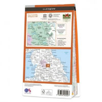 Ordnance Survey Explorer 1:25 000 Laminated - 298 - Nidderdale