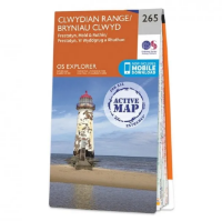 Ordnance Survey Explorer 1:25 000 Laminated - 265 - Clwydian Range