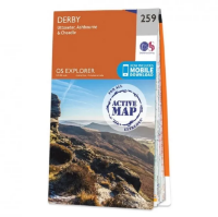 Ordnance Survey Explorer 1:25 000 Laminated - 259 - Derby