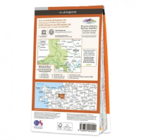 Ordnance Survey Explorer 1:25 000 Laminated - 256 - Wrexham & Llangollen