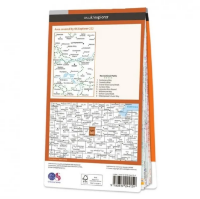 Ordnance Survey Explorer 1:25 000 Laminated - 222 - Rugby & Daventry