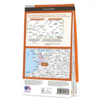 Ordnance Survey Explorer 1:25 000 Laminated - 215 - Newtown & Machynlleth