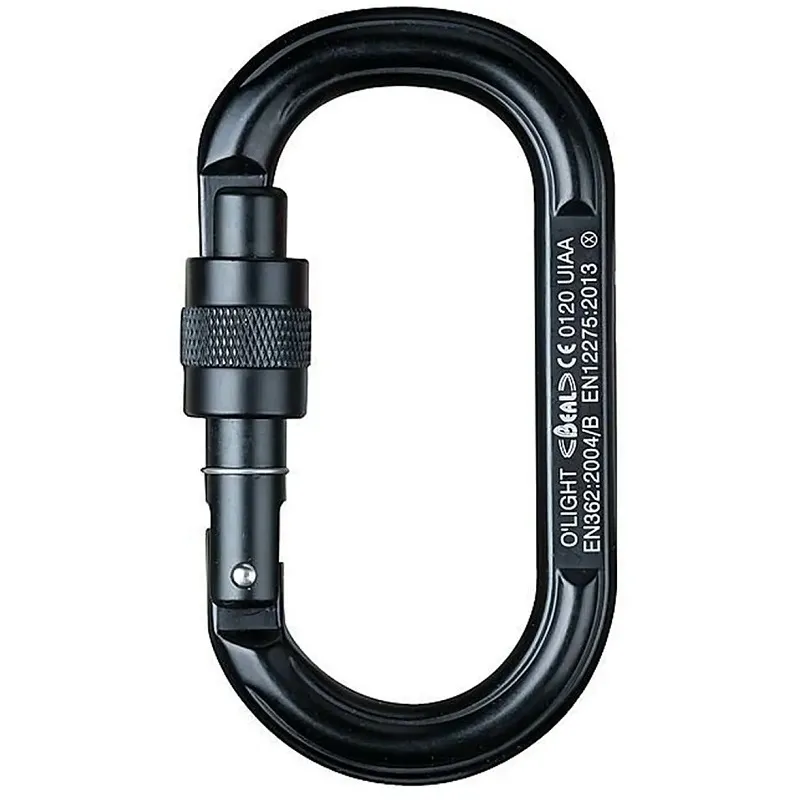 Beal O'Light Screwgate Black