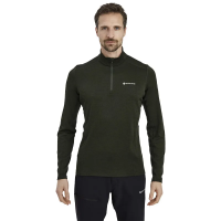Montane Men's Dart Zip Neck T-Shirt in Oak Green
