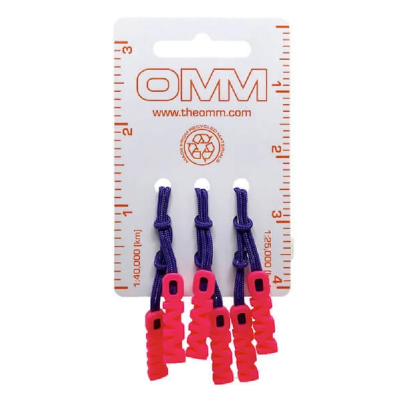 OMM Ltd Zipper Pullers (6 Pack) Pink