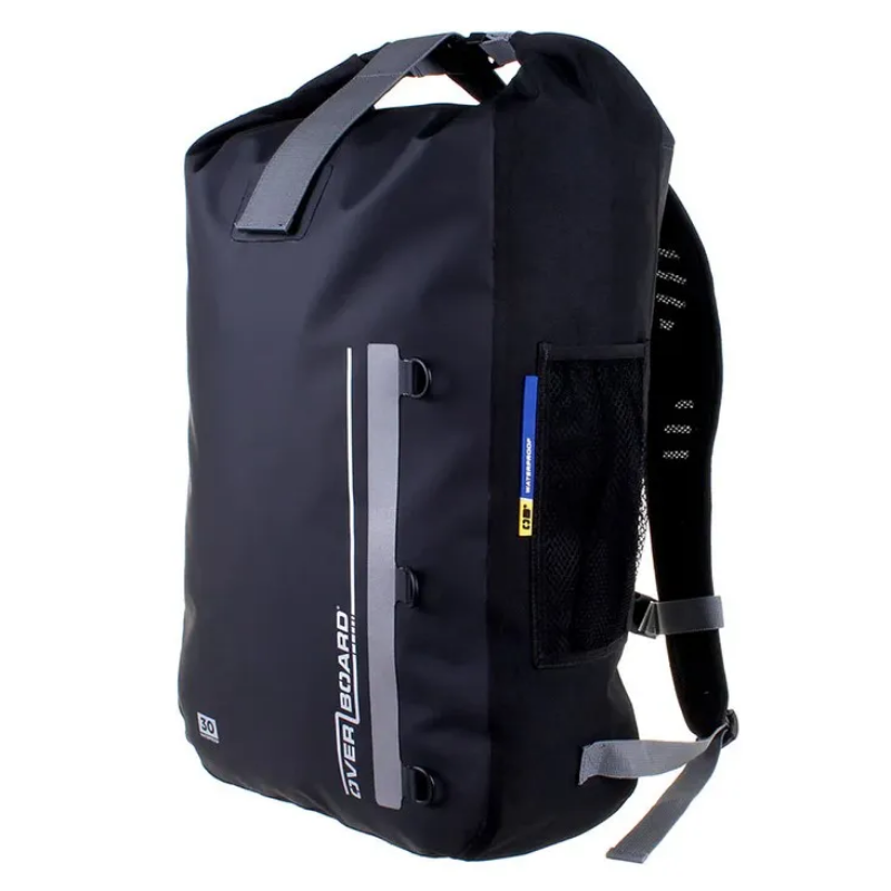 Overboard Classic Waterproof Backpack - 30L Black 