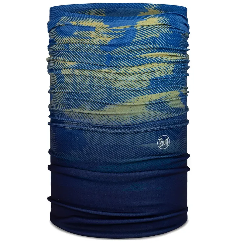 Buff Windproof Neckwarmer in Llev Multi