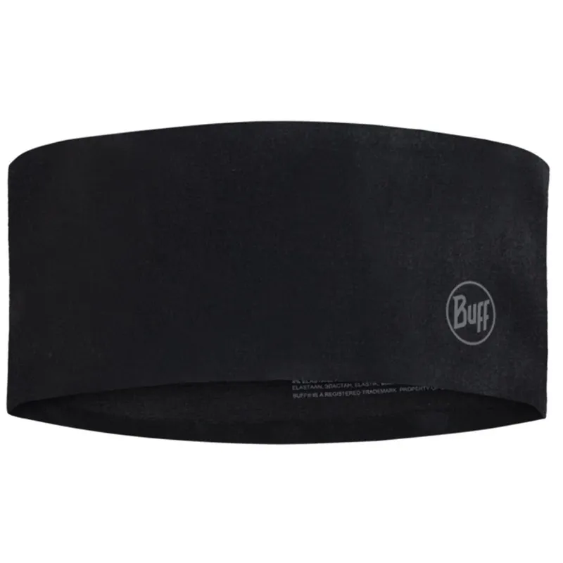 Buff Thermonet Headband in Solid Black